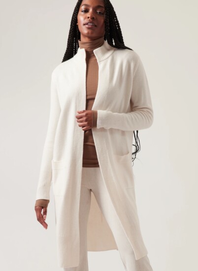 Spirit Refined Wool Cashmere Wrap $259 from Athleta in the Park Meadows Mall