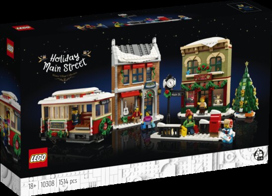 Holiday Main Street Set from The Lego Store in the Park Meadows Mall, $100 
