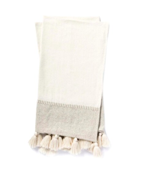 Grey & Ivory Throw from Magnolia Home by Joanna Gaines at Niche + Co, $69 thenicheandco.com/products/grey-ivory-throw-magnolia-home-by-joanna-gaines