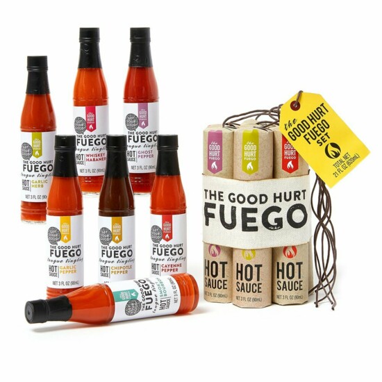 Good Hurt Fuego Hot Sauce Sampler Pack | $35 | Amazon.com