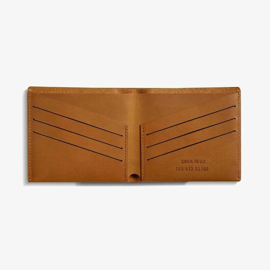 Shinola Bi-Fold Wallet in Black or Brown | $165 | Shinola.com