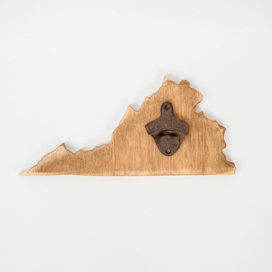 1. Virginia Bottle Opener Made by Hand by Grace Graffiti $24