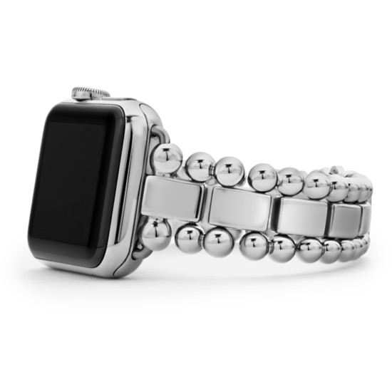 1. Lagos Stainless Steel Smart Caviar Watch Bracelet $595