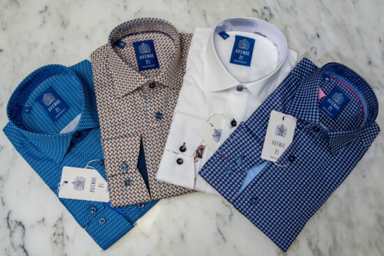 Present the best version of yourself with Avenue 21 Shirts, a brand that makes an original style statement. TessutoMenswear.com