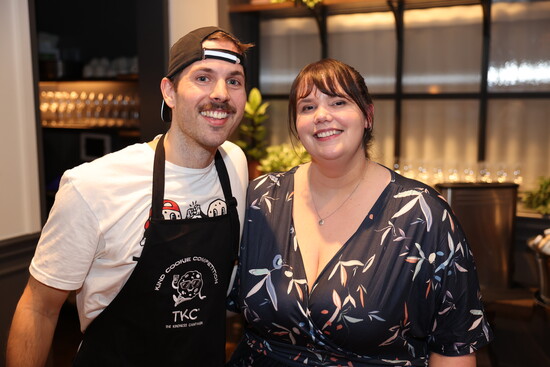 Winning bakers from Kurty's Cookies and Sugar Lily Bakery