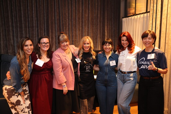 The judges and TKC founder Andra Liemandt (center) 