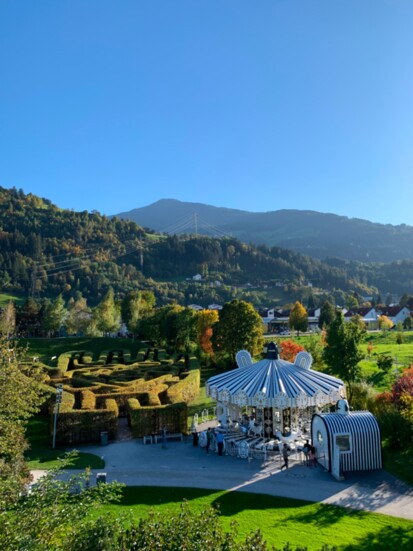 The carousel at Swarovski Kristallwelten