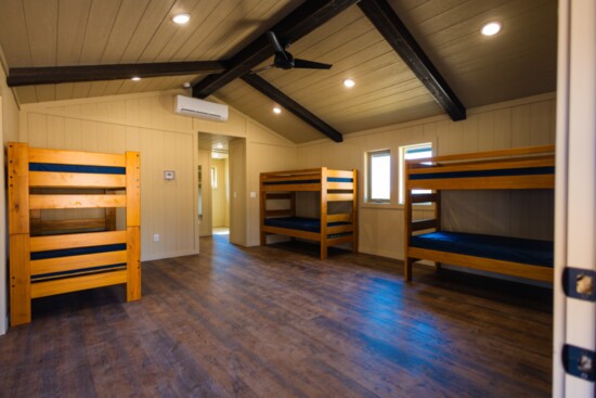 Eagle Floors provided all cabin flooring materials and helped with installs, making multiple trips to follow up.