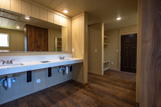 FloForm provided countertops for all the cabins and provided six crews for a quick install.