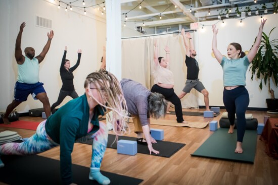 Yoga is a good low-impact workout. 