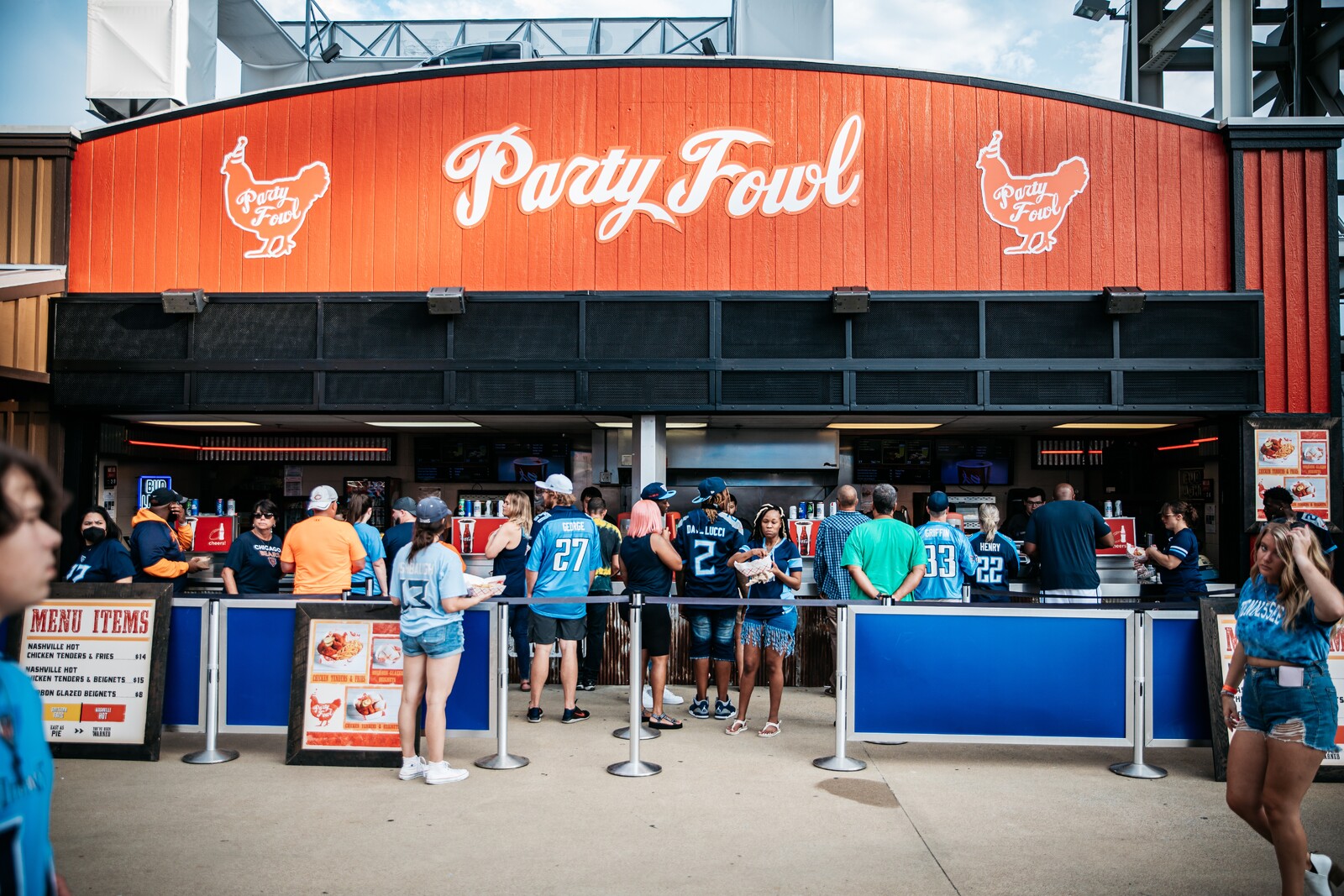 Tennessee Titans fire Nissan Stadium concessions vendor