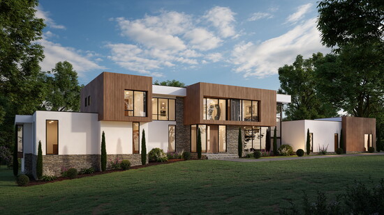 Mixing traditional masonry with modern silhouettes, these custom designs reflect a commitment to timeless curb appeal and integrity.