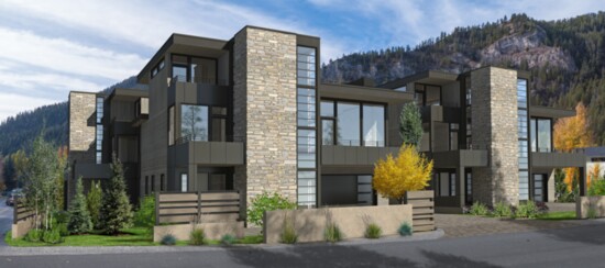 Westcliff Residences currently under construction in Ketchum, offered by Young Group Sun Valley