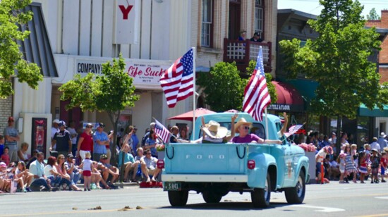 Classic American parade on Main Street Hailey. Photo: Valley Chamber