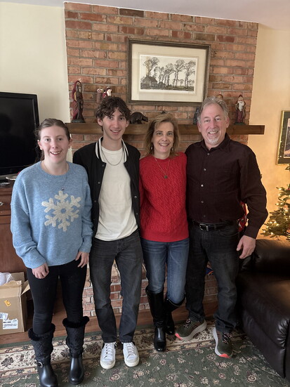 Writer Mindy Toran and Family