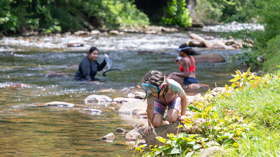 Damascus location of the Blue Ridge Snorkel Trail. Photo courtesy of Town of Damascus.