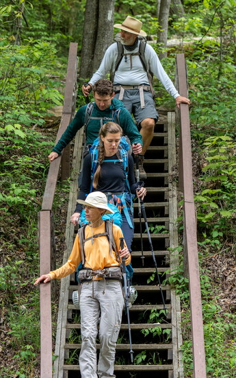 People in Damascus during Appalachian Trail Days event. Photo courtesty of Town of Damascus.