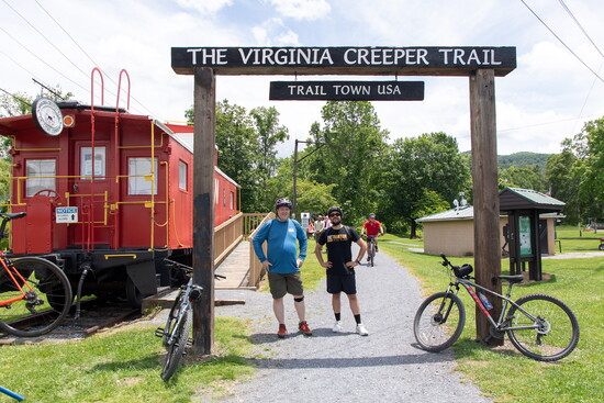 The Virginia Creeper Trail in Damascus. Photo courtesy of Town of Damascus. 
