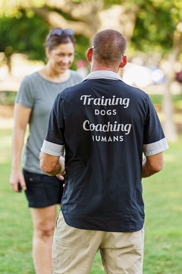 "Training Dogs. Coaching Humans"