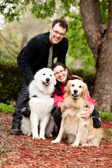 Pawsitivity founders Tom Coleman and Julie Coleman.