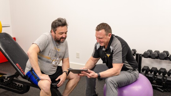 Clients learn to improve movements in a comfortable environment