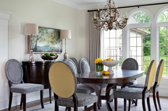 Furnishings designed by Interiors by Donna Hoffman