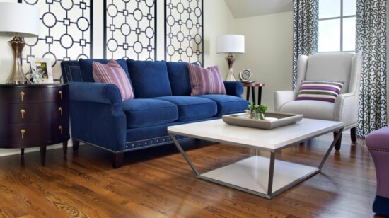 Furnishings designed by Interiors by Donna Hoffman