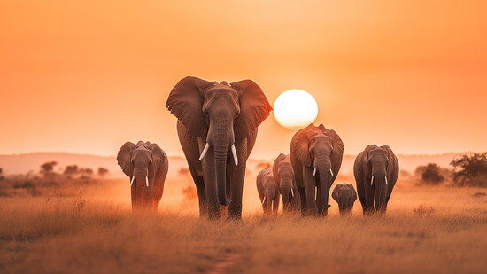 Face to face with Africa’s most majestic travelers.