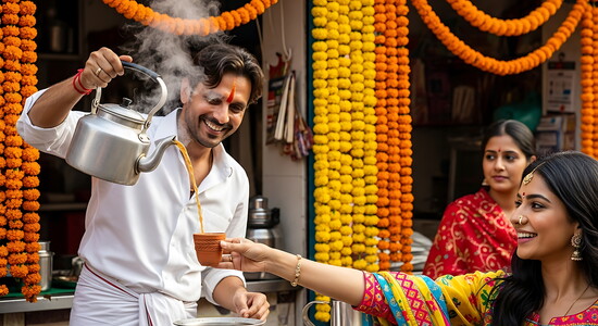 Tradition, color, and the warmth of chai.