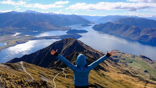 Breathing in New Zealand’s endless horizons.