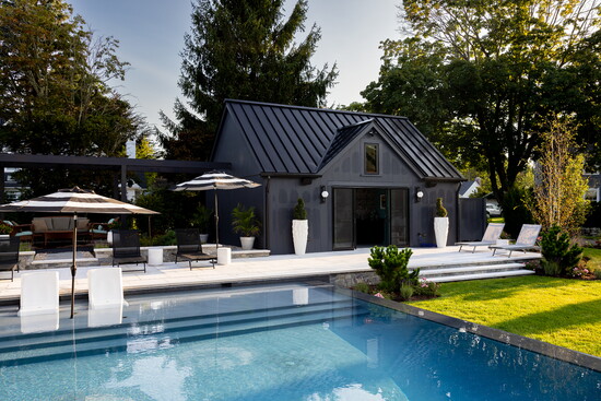 Landscaping at a home in Madison designed by E.A. Quinn