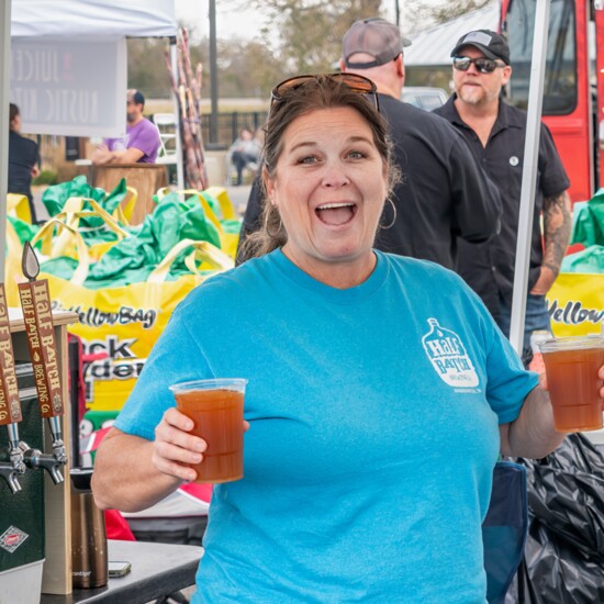 Adult beverages are available at many food truck events.