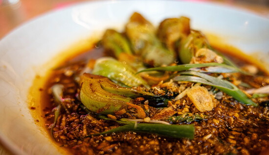 Stir-fried Baby Bok Choy at Pretty Boy