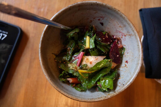 Sesame Miso Salad at Puma Yu's