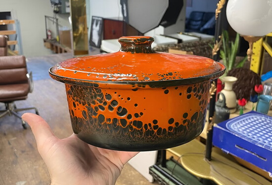 Vintage enamel