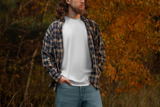 Over-sized Plaid Jacket