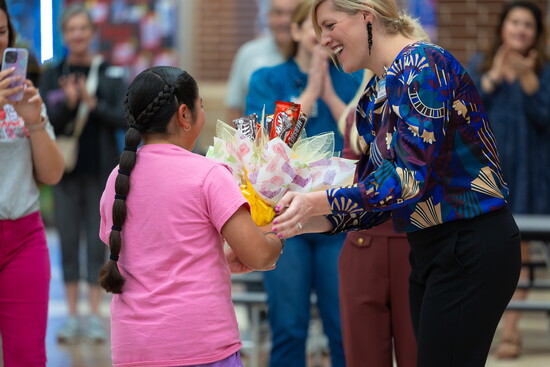 Honoring Snyder Elementary students with Conroe ISD Ambassador Awards.