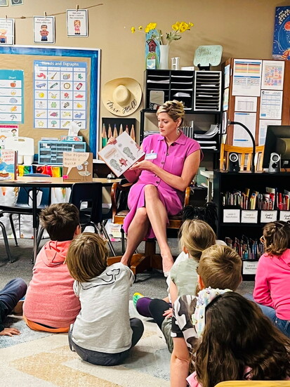 Reading to children is one of Dawson's favorite things to do. 