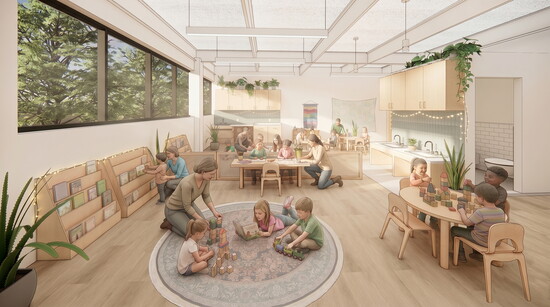 Rendering of TCS Ridgefield by KG&D Architects