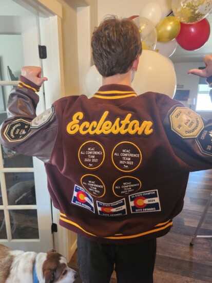 Jake's WHS letterman jacket