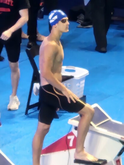 Jake at Nationals in June of 2023, one month after his injury. 