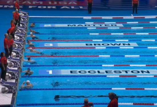 View from the live streaming of Jake winning his heat at trials.