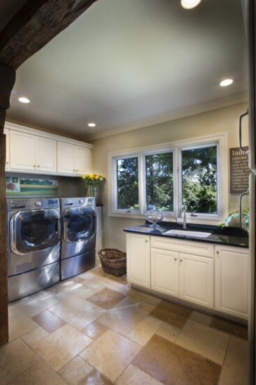 The Luxurious Dog Wash and Laundry Area