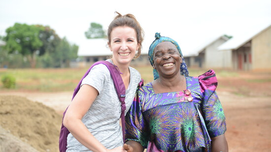 Melissa at Kanonko School