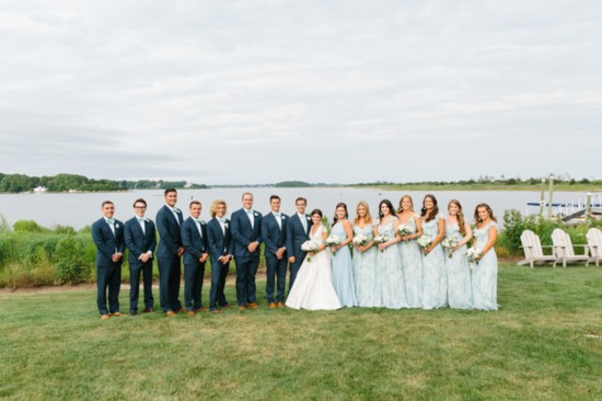 Large bridal parties.