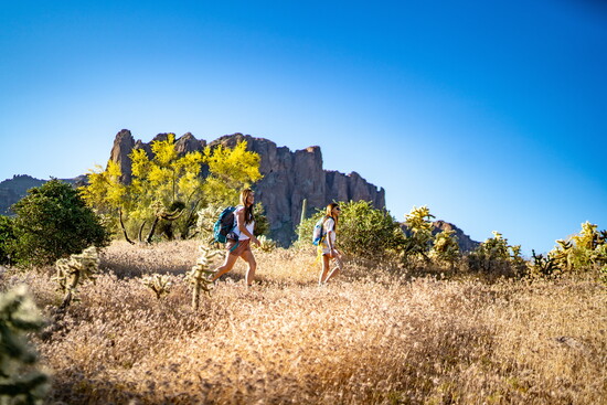 Hiking at Lost Dutchman State Park