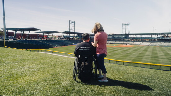 Inside view of Sloan Park before Spring Training.
