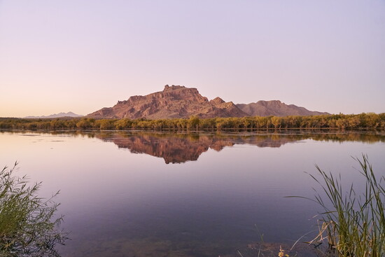 View of Red Mountain and the Salt River