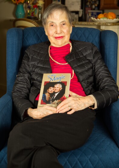 Emily Wood, with her book "It Was Magic", will celebrate her 99th birthday in April. 
