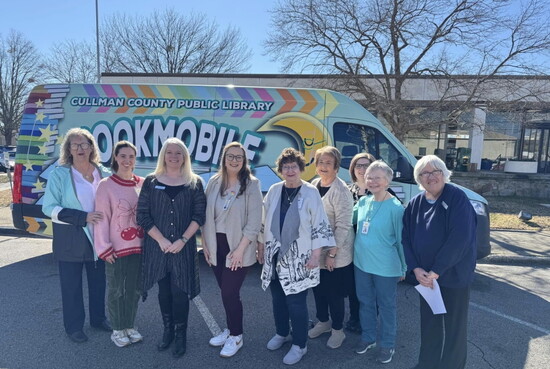 Bookmobile and friends